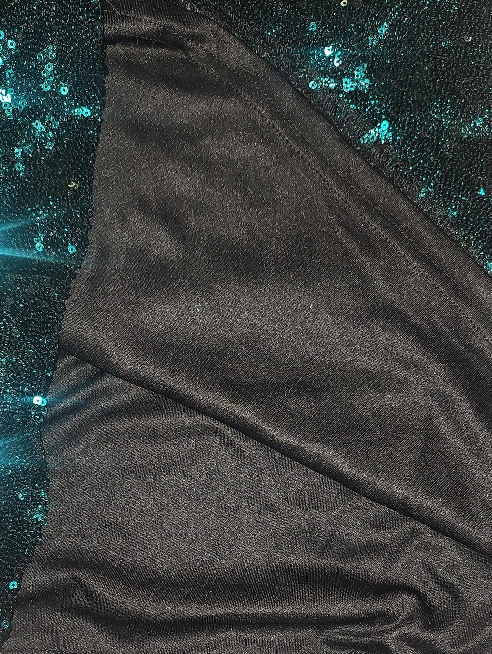 Lulus Casmar Sequined Emerald Green Mini Dress Sleek Strappy Size Small - Picture 9 of 10